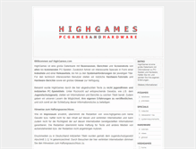 Tablet Screenshot of highgames.com